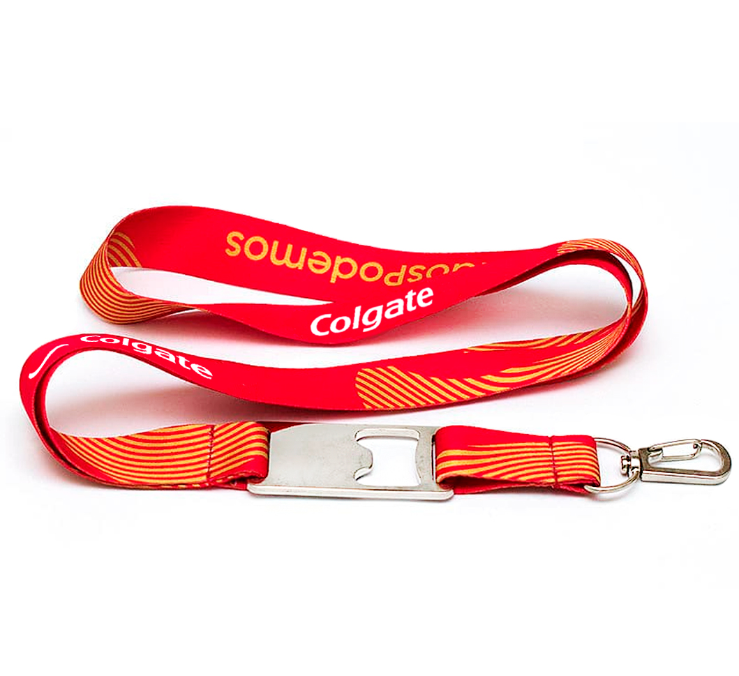 LANYARDS SUBLIMADOS 2 CM DESTAPADOR