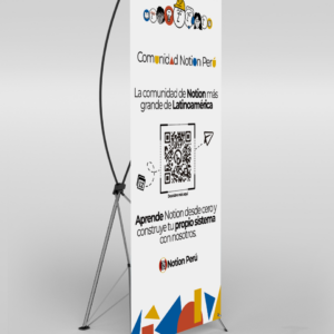 PARANTE PUBLICITARIO TIPO X (ARAÑA)
