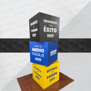 TOTEM CUBOS PUBLICITARIOS